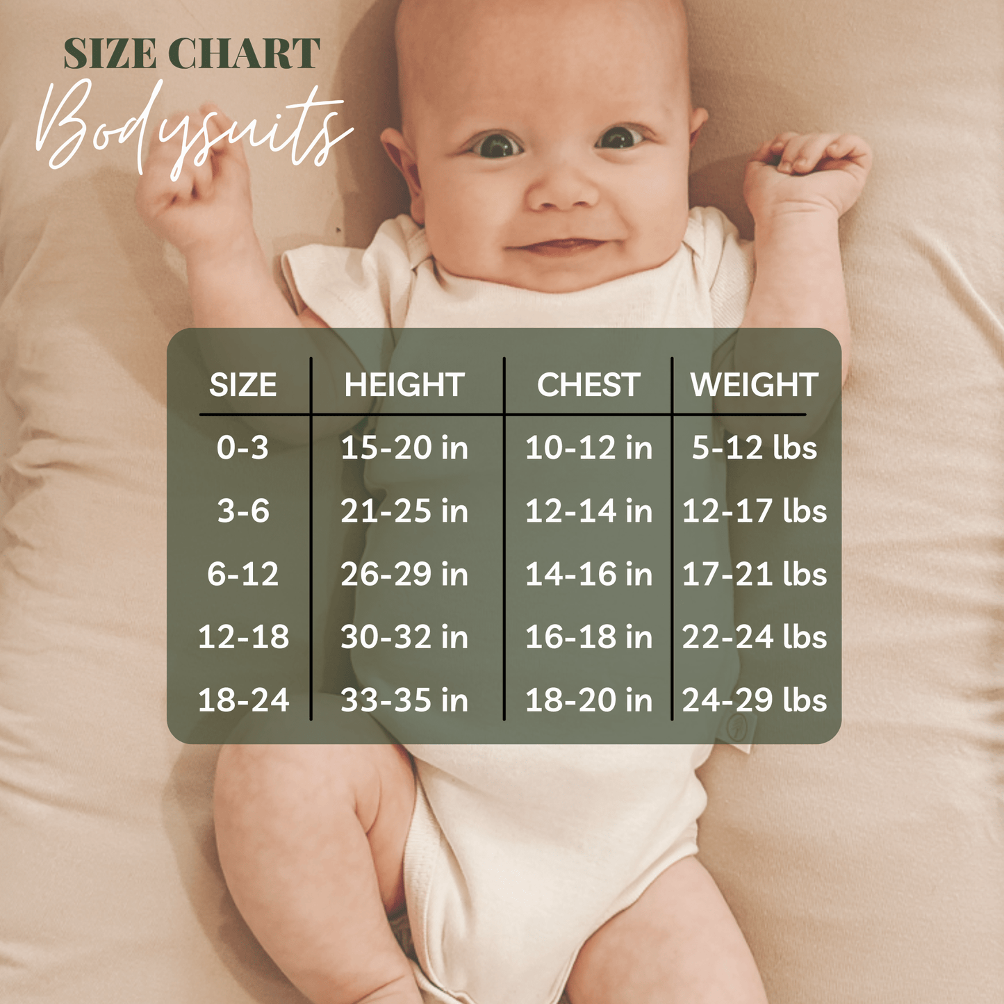 Little Sister Clay Organic Cotton Short Sleeve Baby Bodysuit