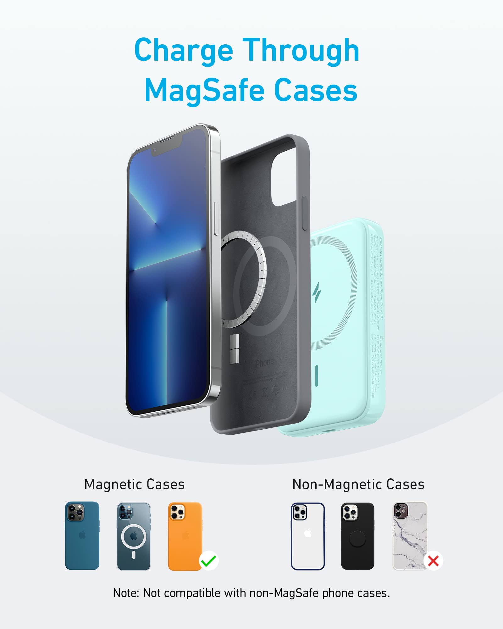 Anker <b>321</b> MagGo Battery (PowerCore Magnetic 5K)