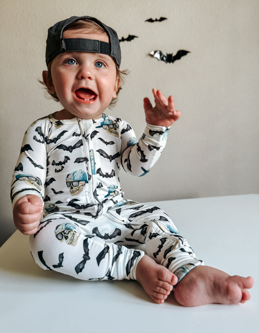 Spooky Bro Bamboo Zippy Pajamas